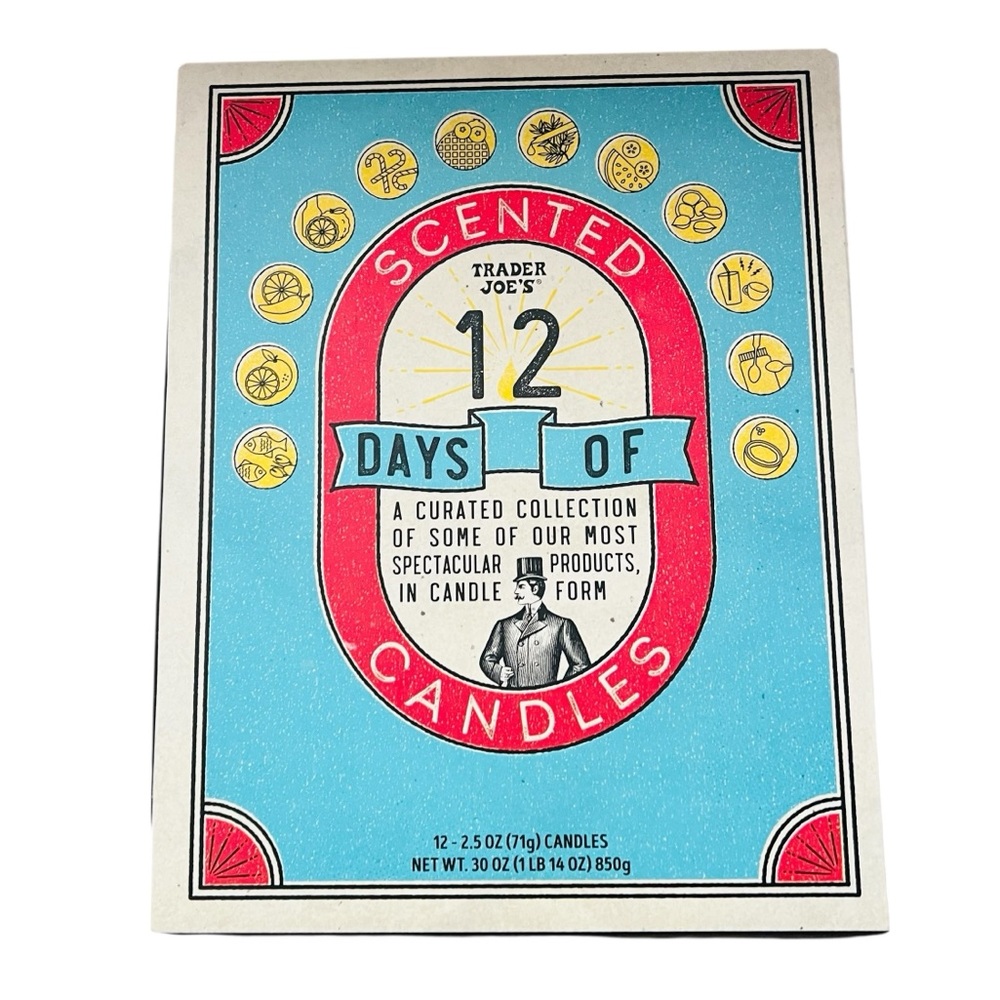 Trader Joe's  12 Days of Scented Candles Holiday Advent Calendar